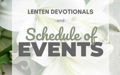 Lenten Devotionals and Events